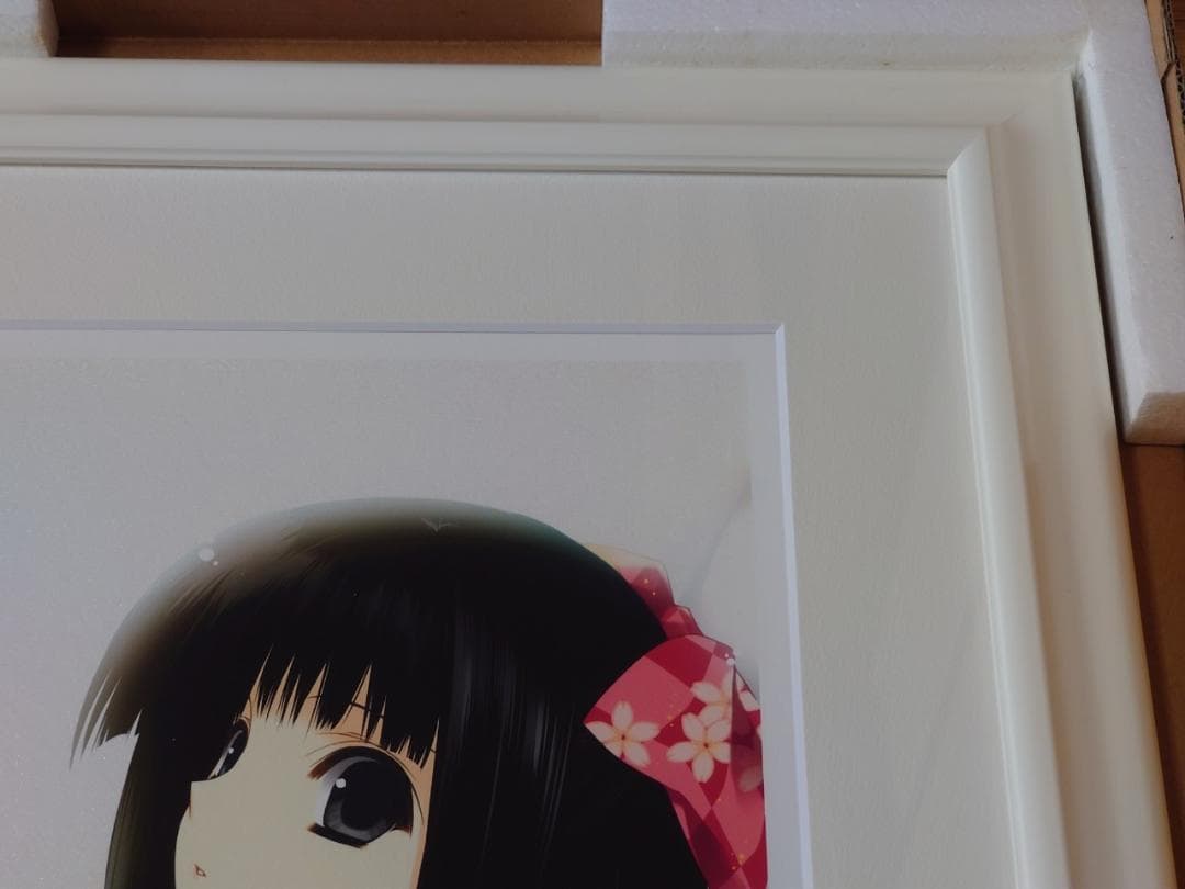 【希少 サイン入り】鈴平 ひろ「雪灯り」 版画 アート