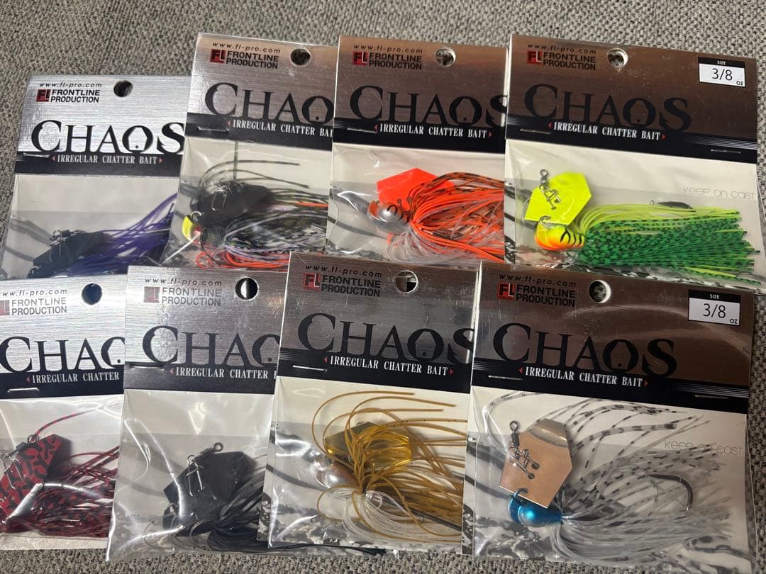 【値下げ】CHAOS チャター17個セット 3/8oz 1/2oz★