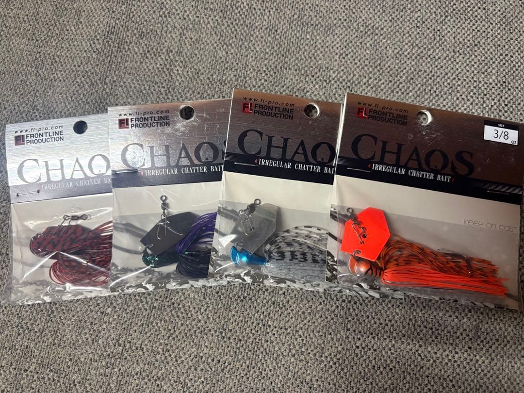 【値下げ】CHAOS チャター17個セット 3/8oz 1/2oz★