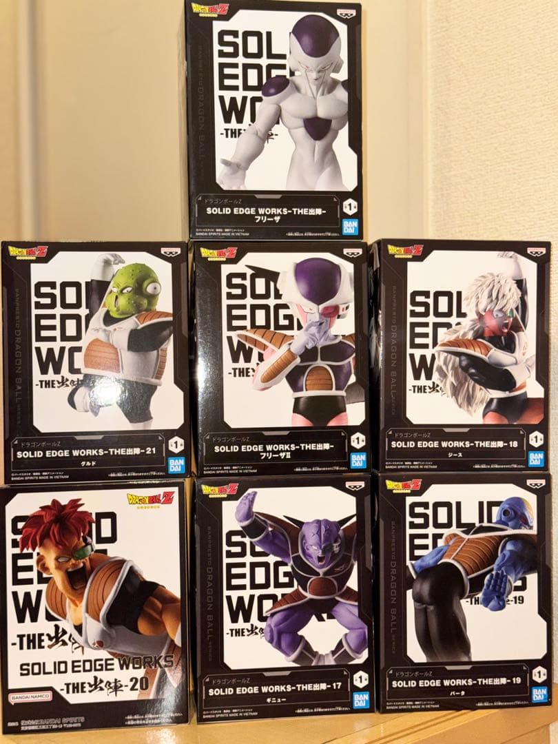 【初版品】 ドラゴンボール THE出陣 ギニュー特戦隊&フリーザ2種 未開封