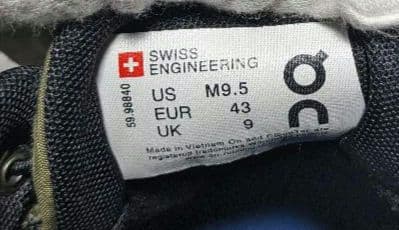 on cloud 5　オン クラウド ウォータープルーフ オリーブ 27.5cm