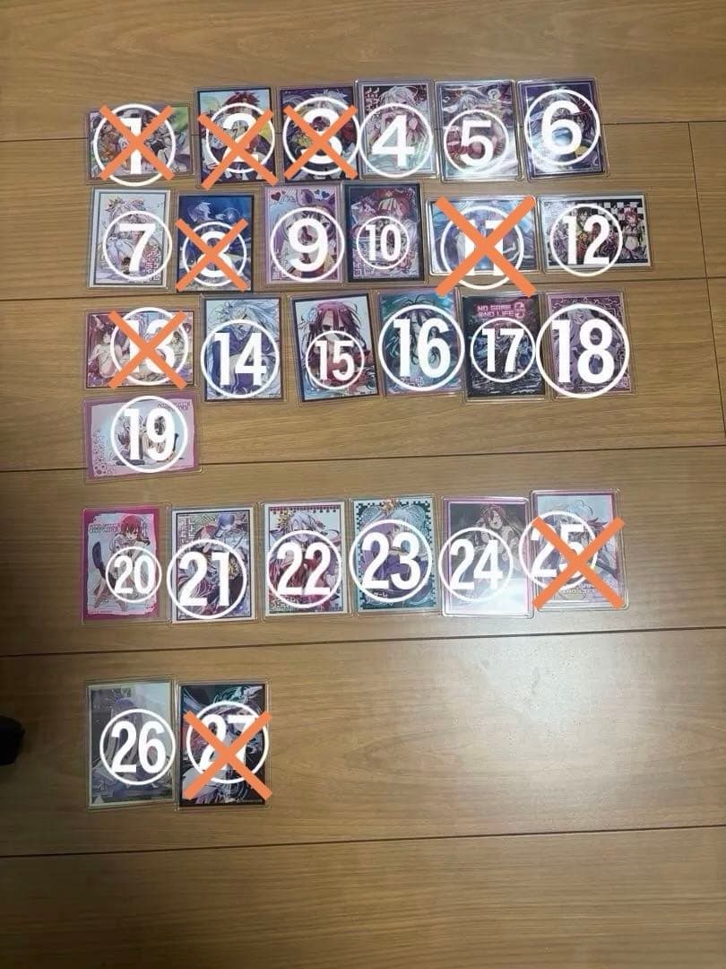 ノーゲーム・ノーライフ ゼロ スリーブ ノゲノラ ゼロ カード 白 バラ売り可