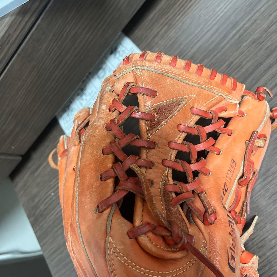 Mizuno Global Elite RG 軟式グローブ オレンジ