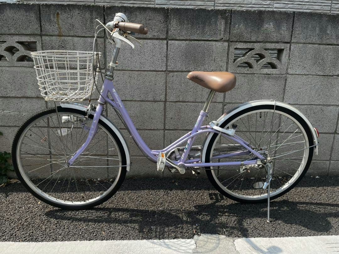 お引き取り限定 ブリヂストン 24インチ スイートピー 内装3段ギア