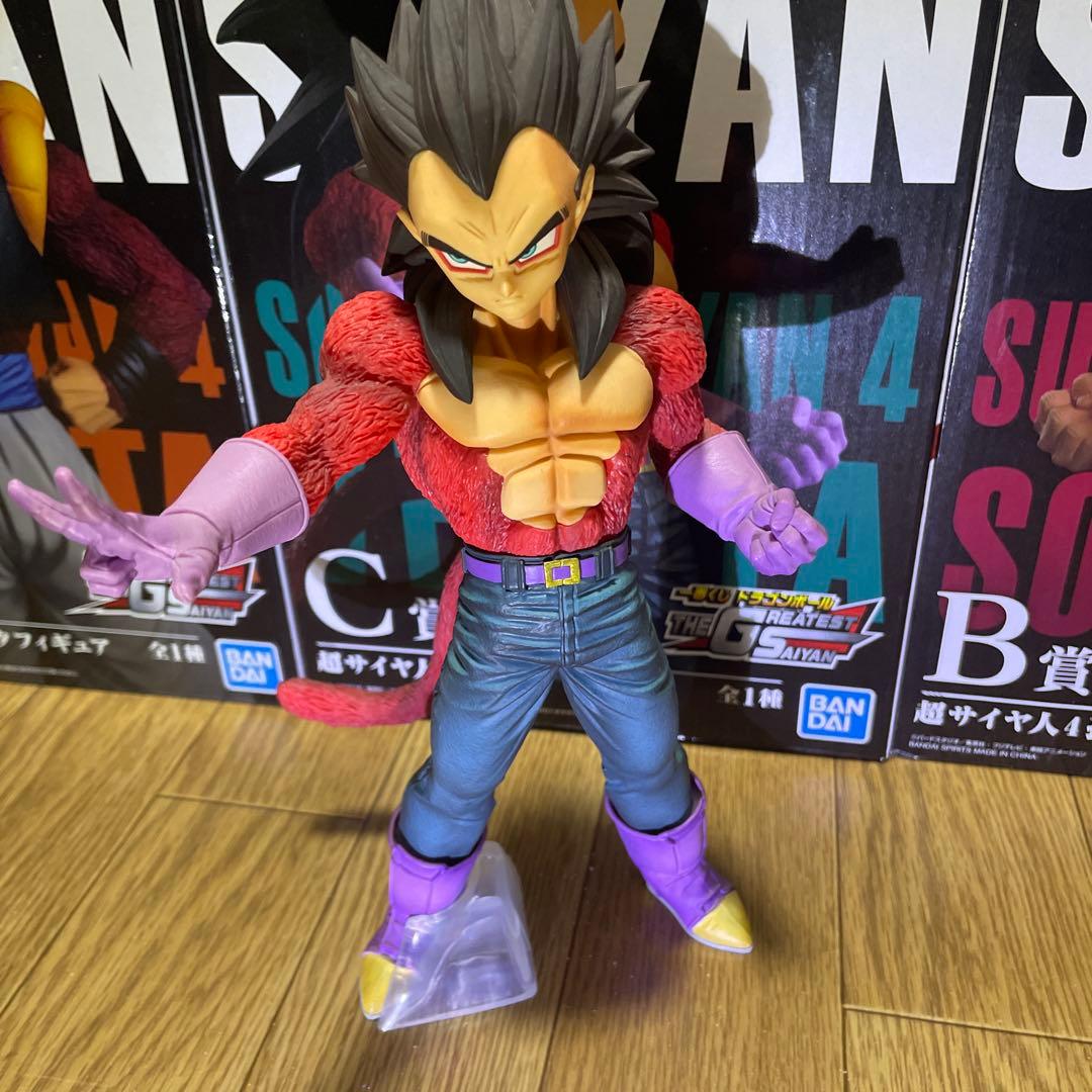 て*ら様 1番くじドラゴンボールグレイテイストサイヤン超サイヤ人4 フィギュアセ