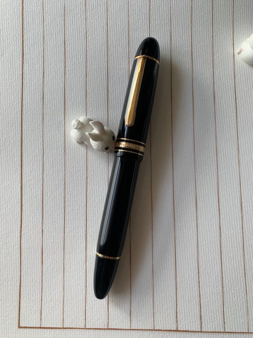 美品 モンブラン 万年筆 マイスターシュテュックNO.149 18Kペン先