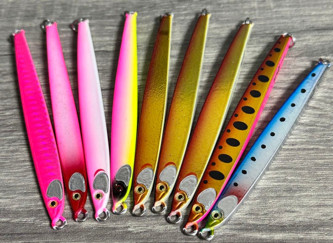 岡ジグ、鱒男爵、P-BOYジグ　サクラマス用ジグセット