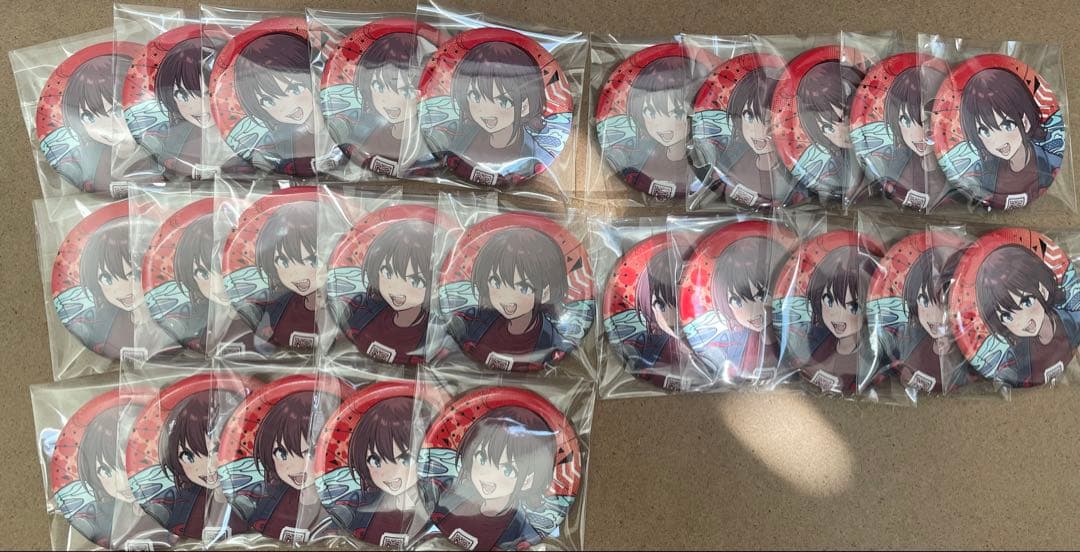 ガールズバンドクライ　トゲRAS 井芹仁菜　缶バッジ 25点