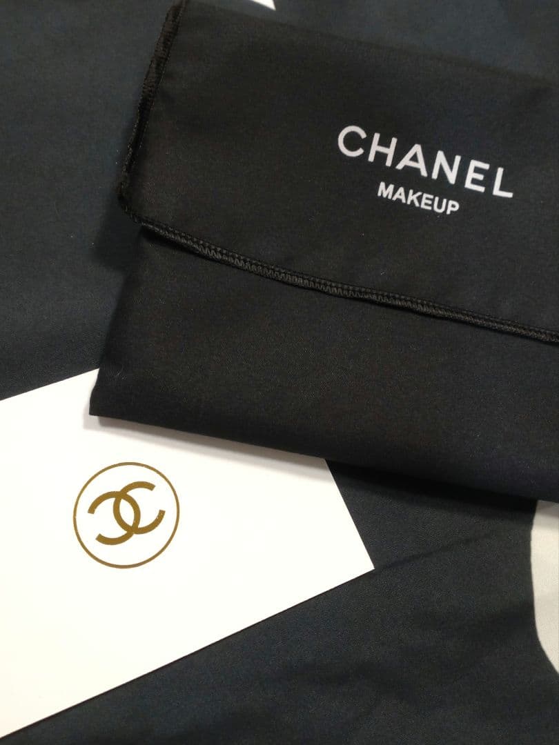 【非売品】CHANELキルティングポーチ ノベルティ シャネル ブラック 黒