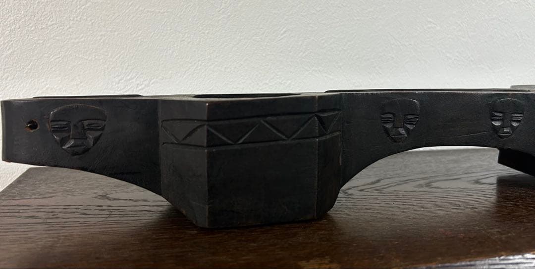 台湾　パイワン族　連杯　両杯 骨董　アンティーク