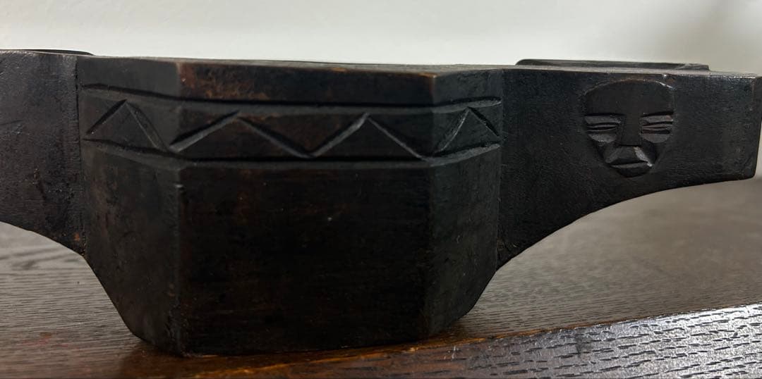 台湾　パイワン族　連杯　両杯 骨董　アンティーク