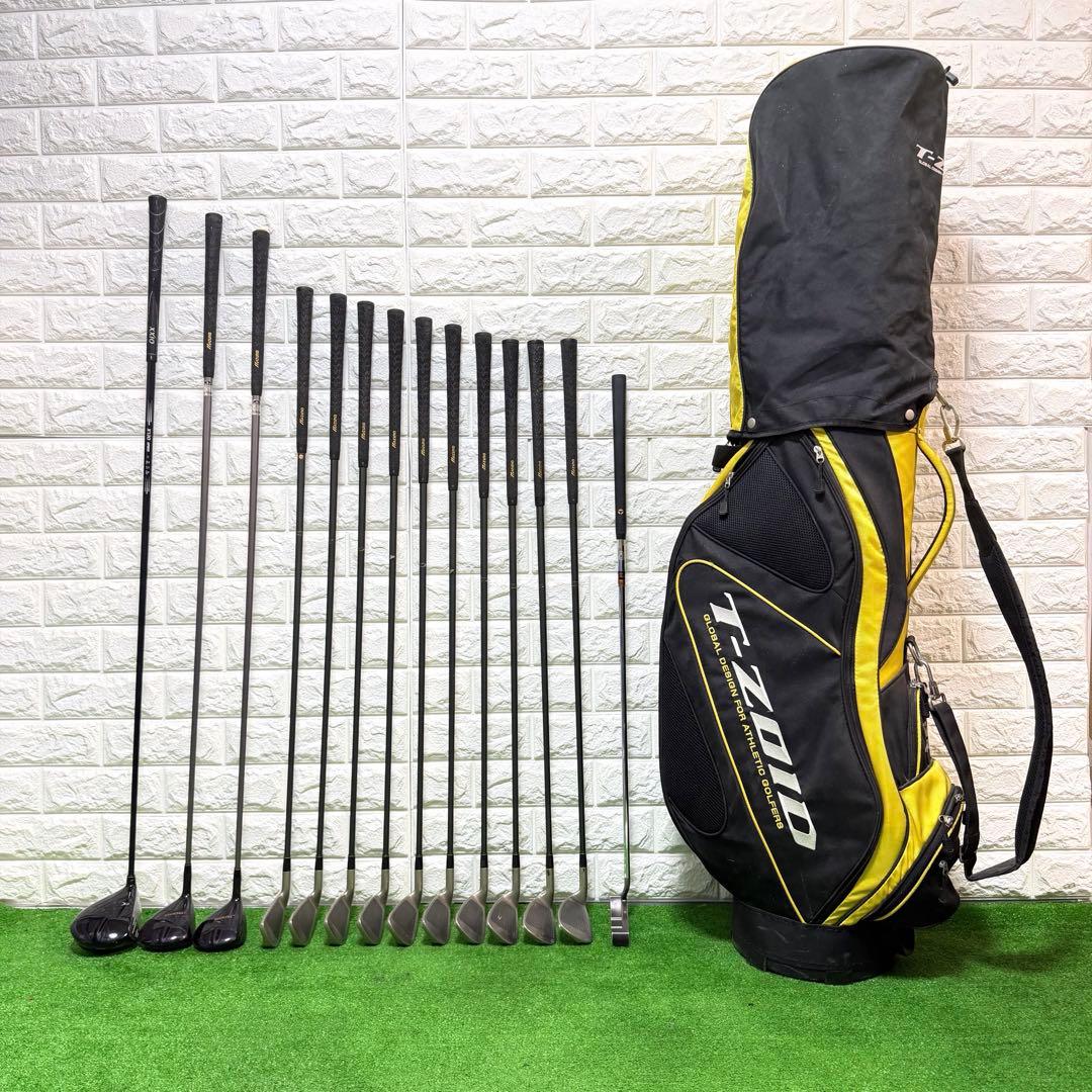 ゴルフセット　初心者応援　Mizuno ラウンド仕様　飛距離抜群　すぐ使える