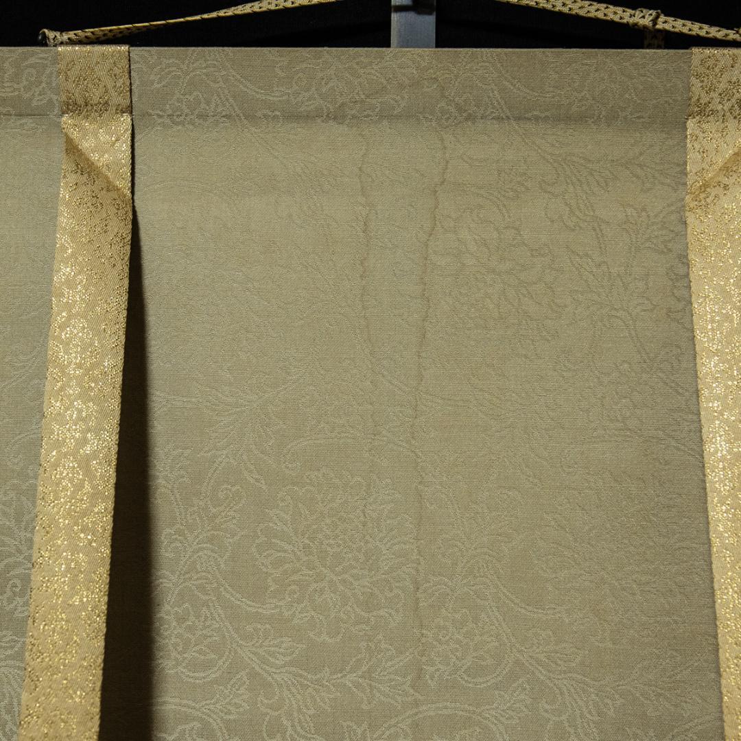 掛軸-1425　梶喜一　鯉　共箱　二重箱　太巻