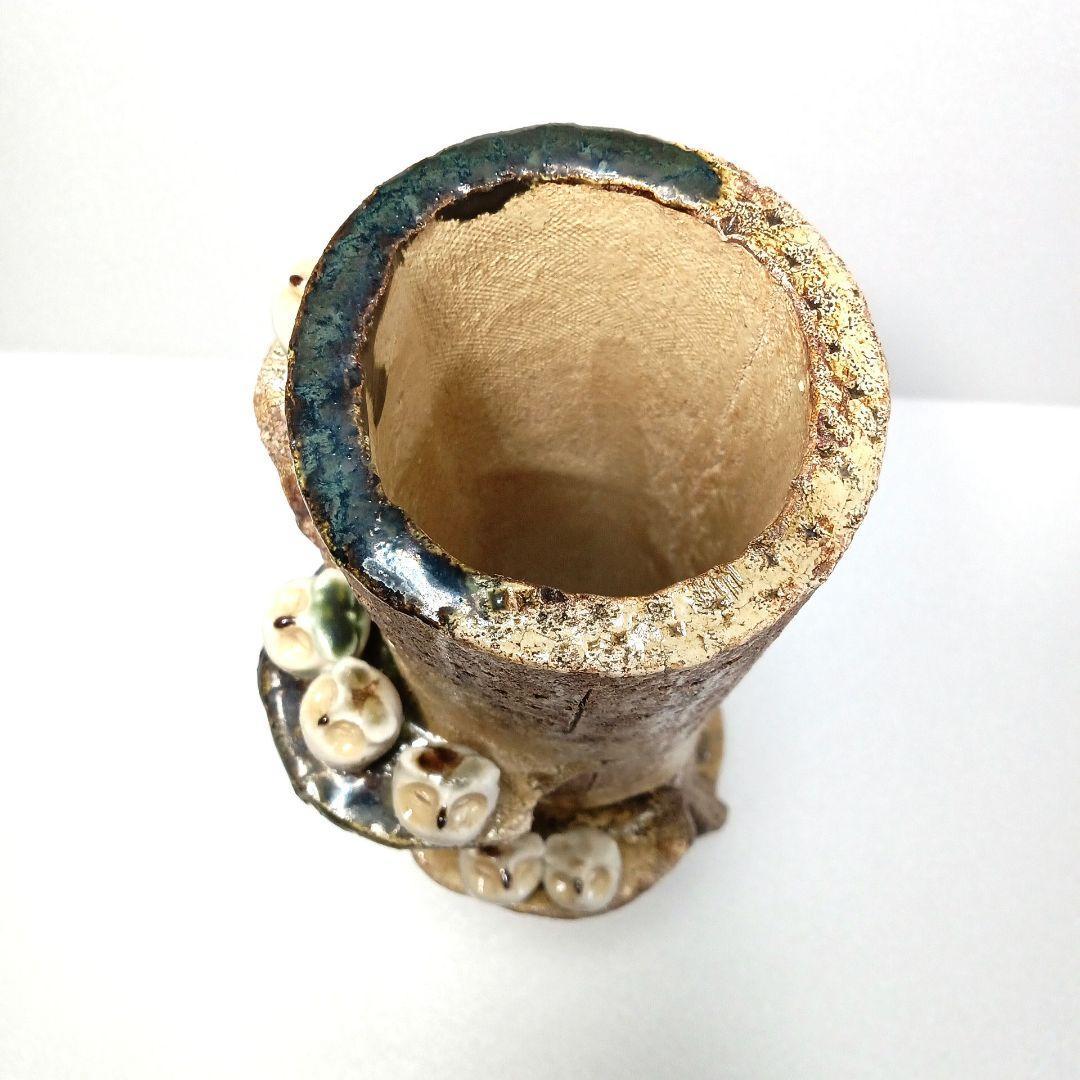 幸福 の 鳥 フクロウ タワー 縁起物 花入