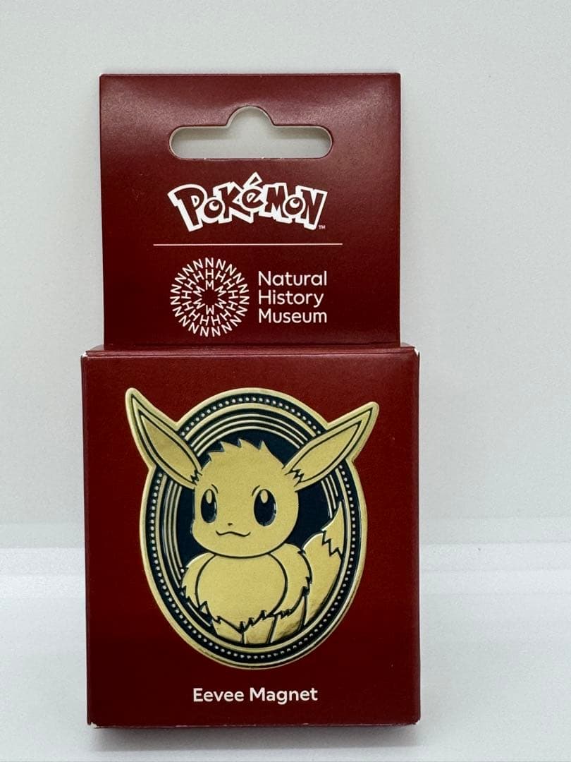 【新品・完売品】ポケモン ロンドン自然史博物館 イーブイ マグネット ゴールド