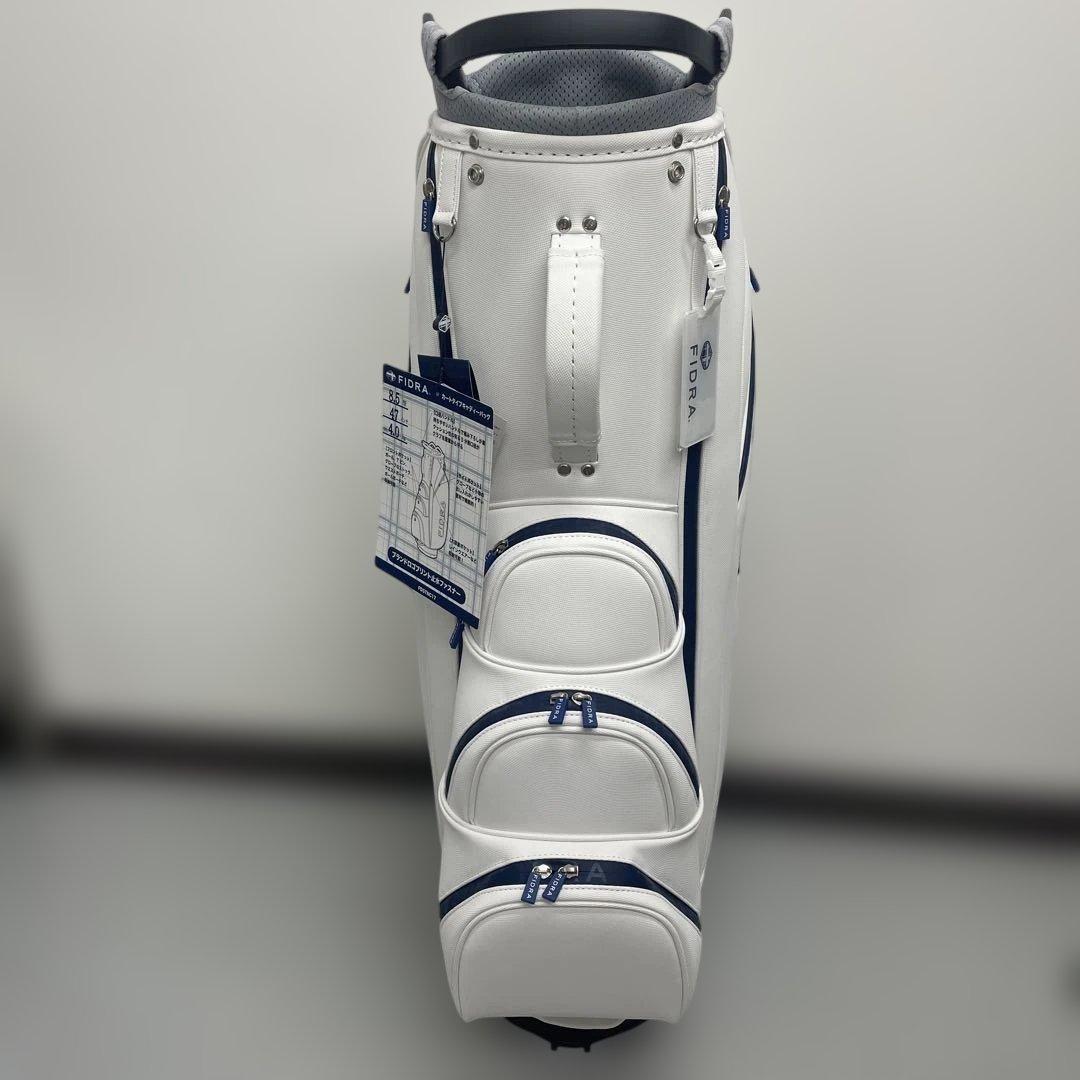 FIDRA ゴルフキャディバッグ ホワイト