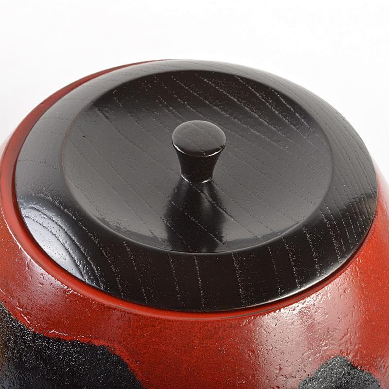 茶道具　日本工芸会会員　田中重希作　乾漆　芋頭水指　共箱　V　R5764C