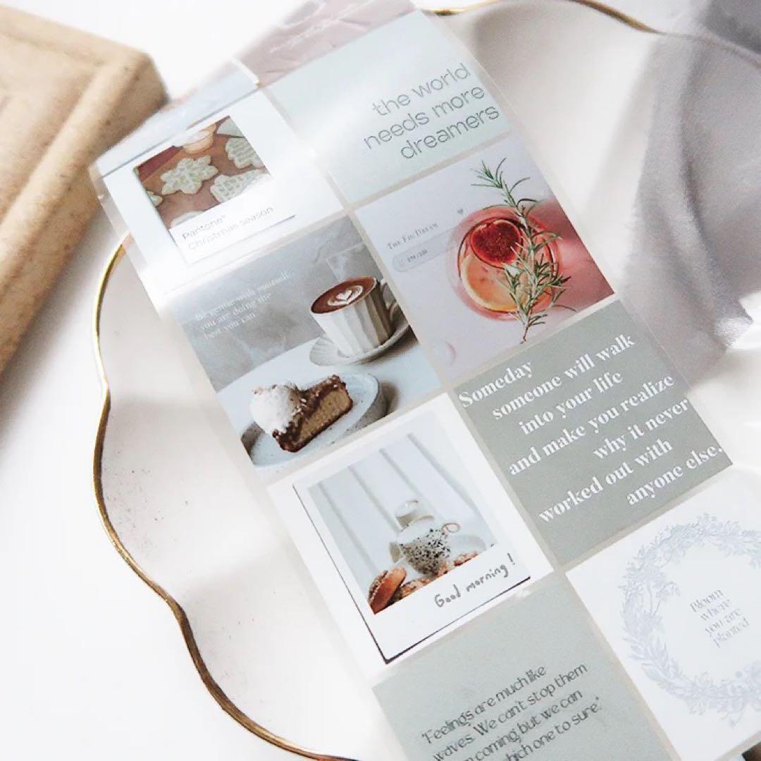 【1019】木栖与苔《小法》海外マステ　PETテープ