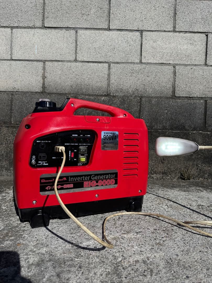 （動作確認済み）ナカトミ EIG-900D 900VA インバーターエンジンok