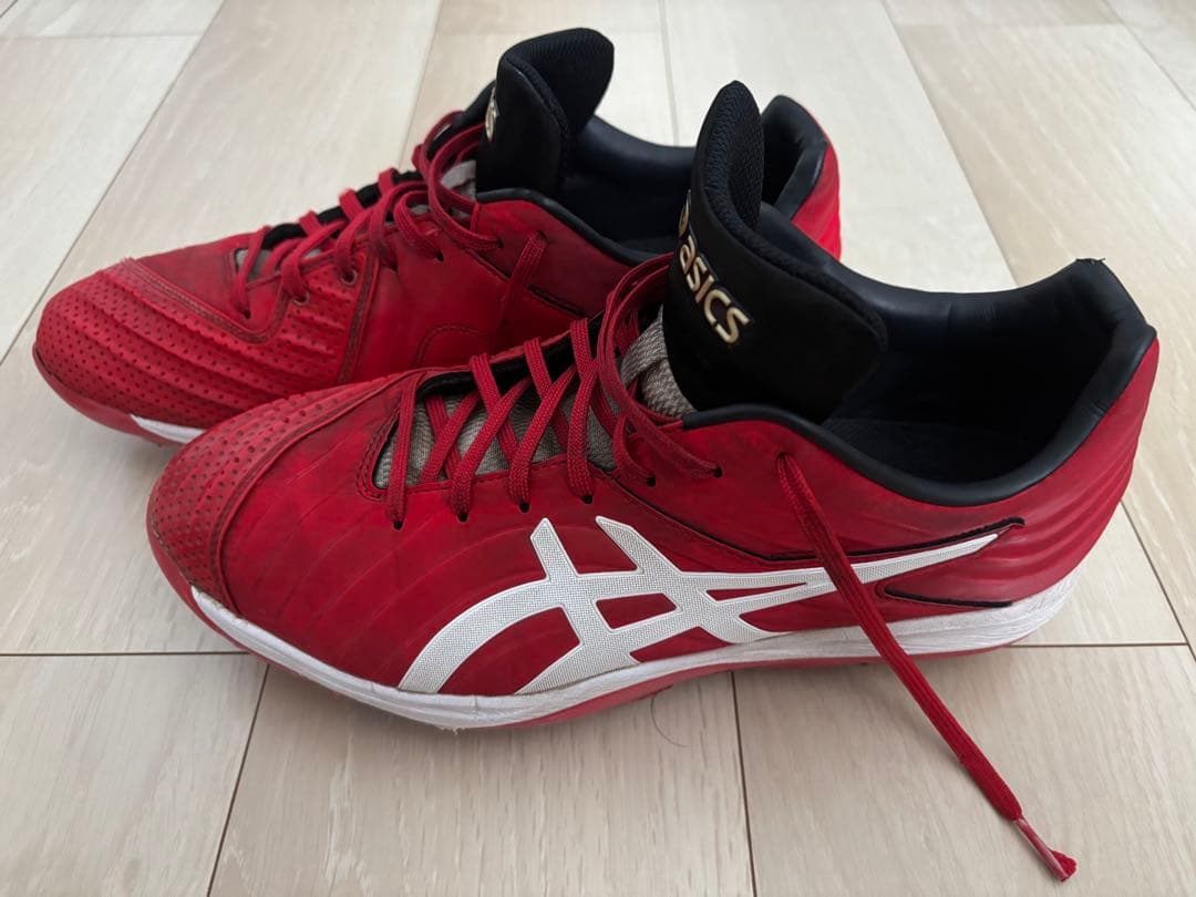 asics 赤 スパイクシューズ 大谷翔平モデル