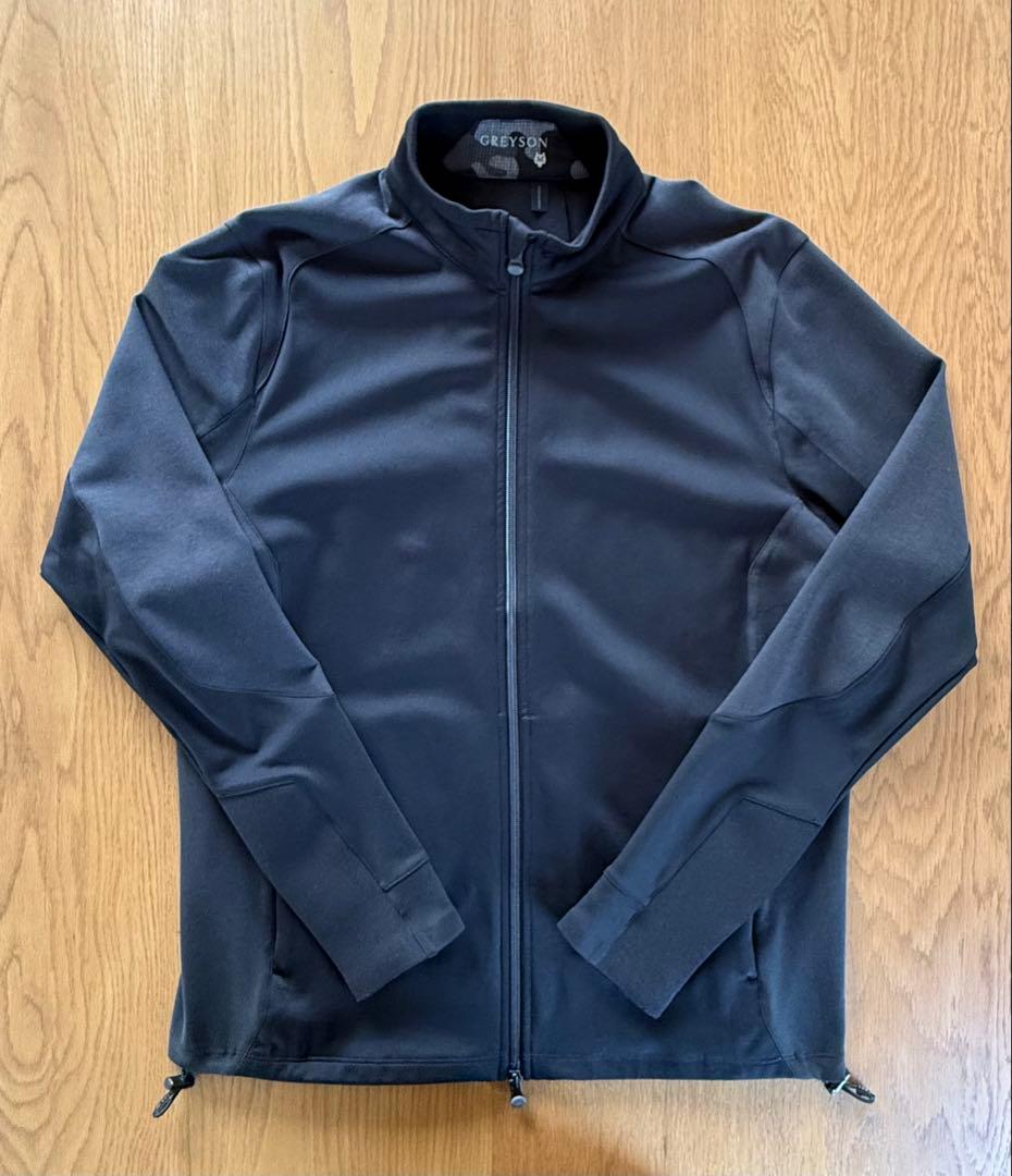 グレイソン スウェットジャケット ブラック S GREYSON アウター ゴルフ