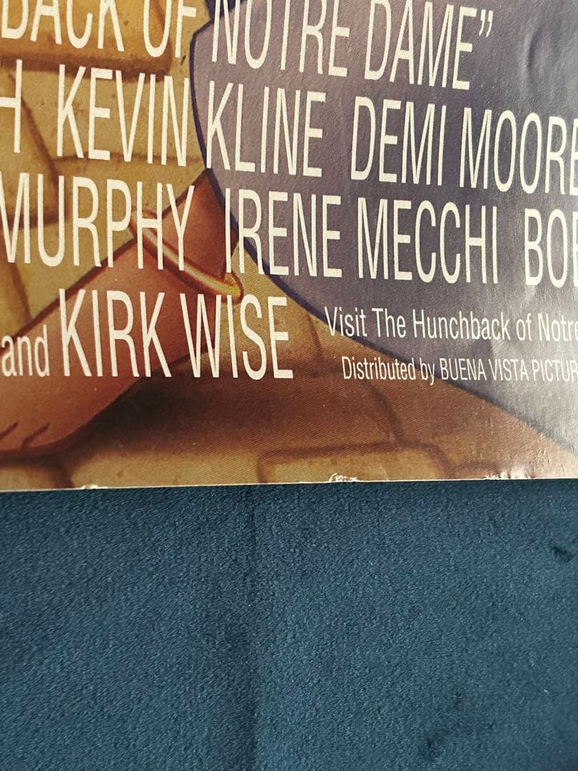 ノートルダムの鐘　USオリジナル映画ポスター