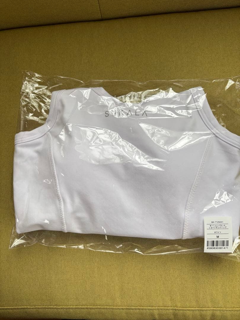 SUKALAヨガウェアタンクトップ　ホワイト サイズM