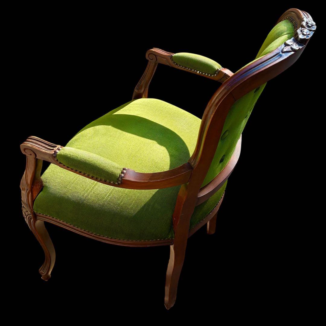 アンティーク　ロココ調　椅子　A