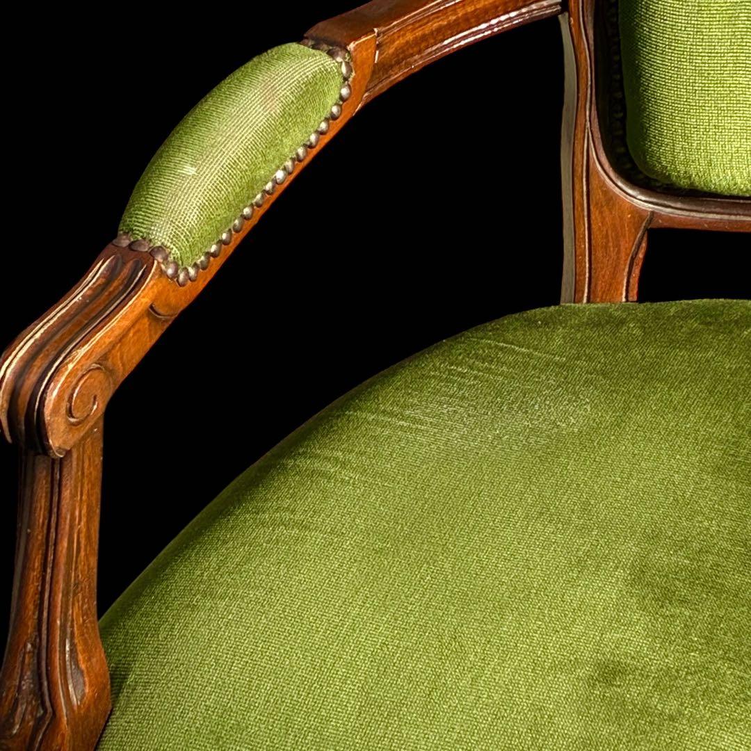 アンティーク　ロココ調　椅子　A