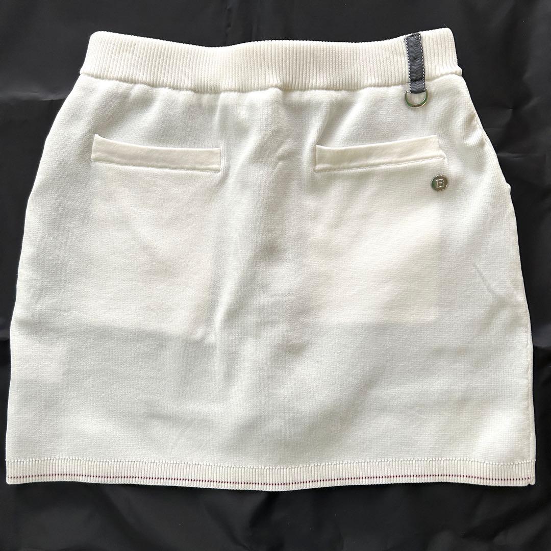 ブリーフィング スカート ニット ロゴ インナー付き 2020年モデル 白