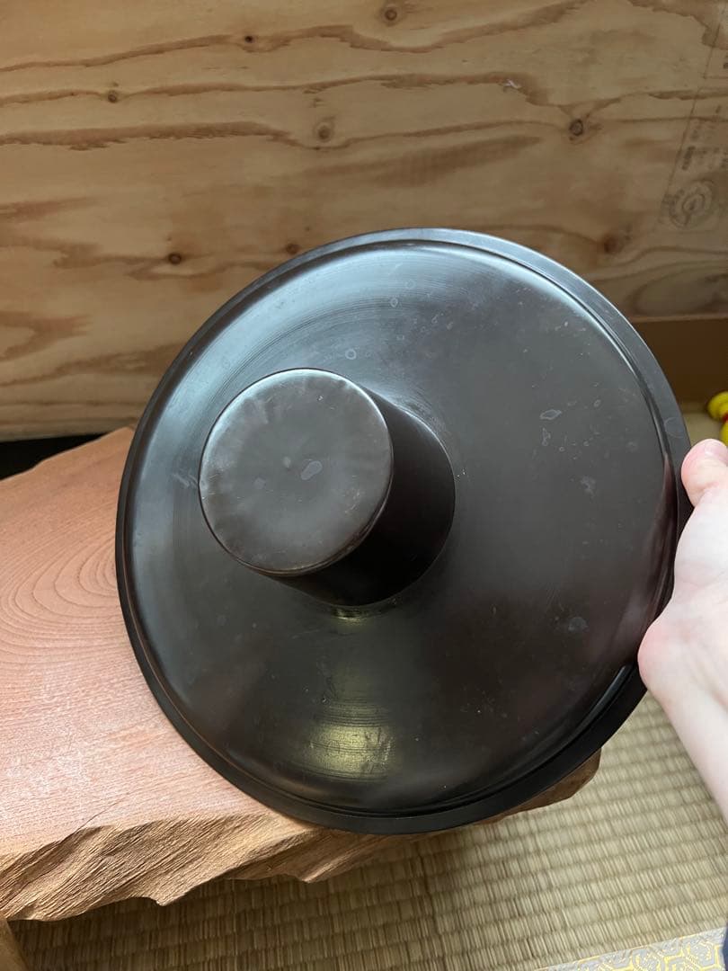 九代家元　未生庵好　未生斎一甫　昌龍造　唐銅　薄端　 花器　花生　花入