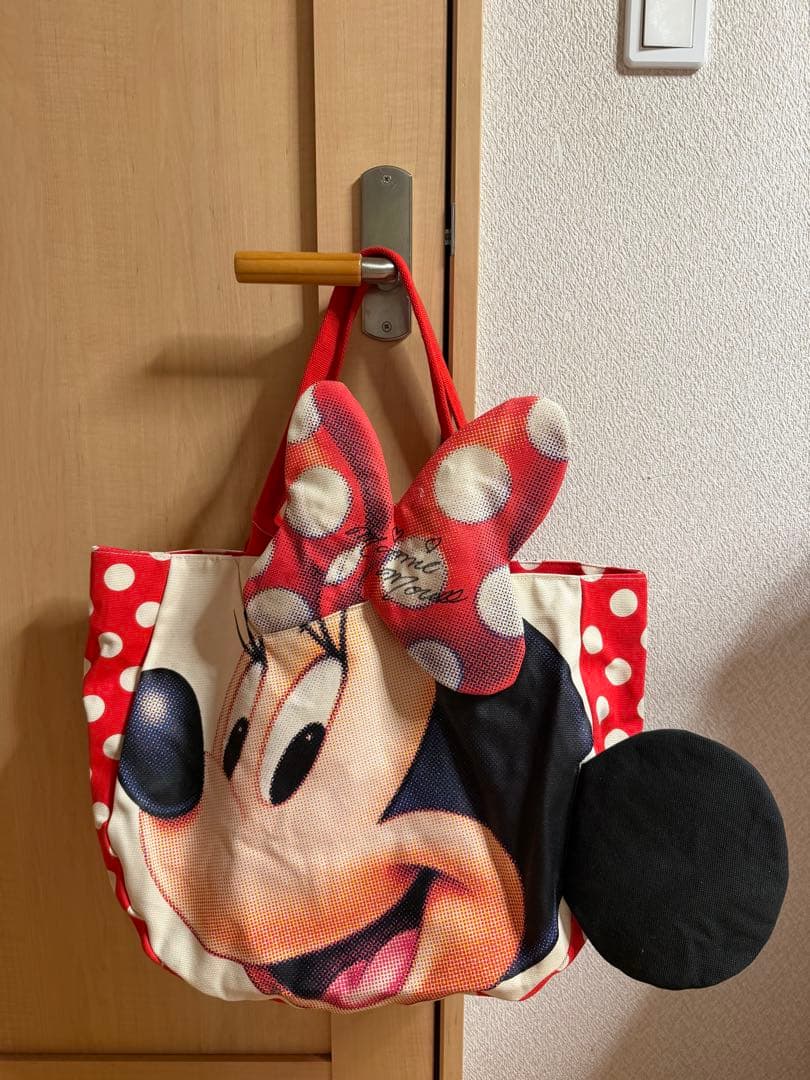 ミニーちゃん トートバックビックフェストート サイン入り ディズニーリゾート