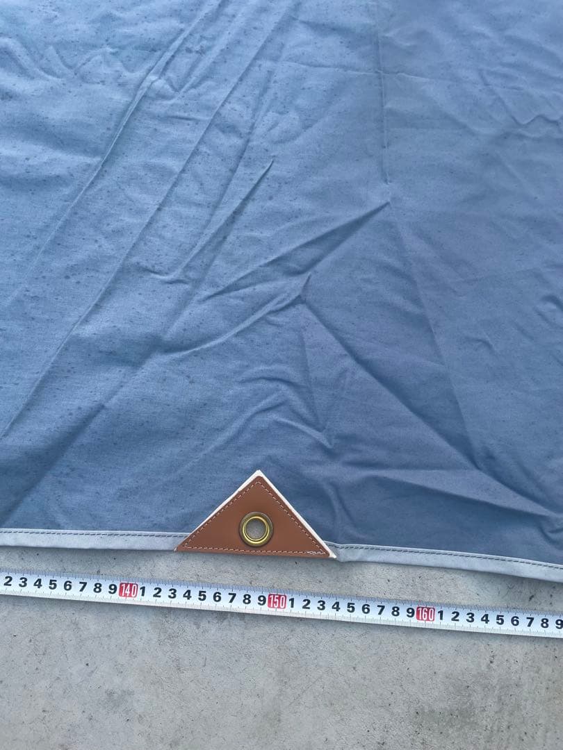 CAMP PARADE VENTILE オーダータープ　真鍮自在金具×8付き