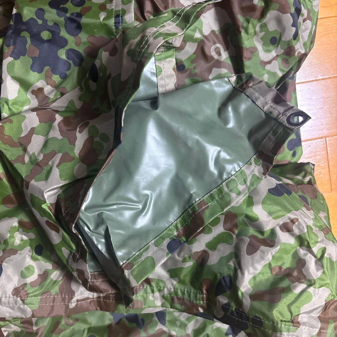 SENJIN迷彩遮光透湿ポンチョ約140cm x 140cm