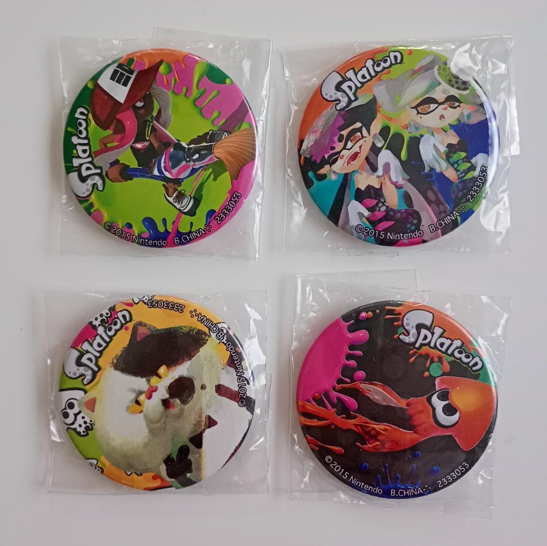 【コンプリートセット】スプラトゥーン 缶バッジセット まとめ売り【希少品】
