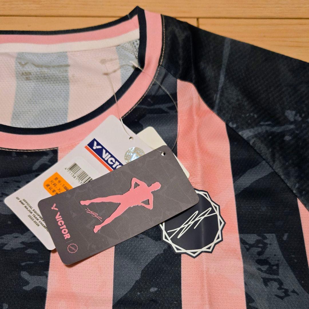 【XLサイズ】VICTOR バドミントンシャツ アントンセンモデル【即購入可】