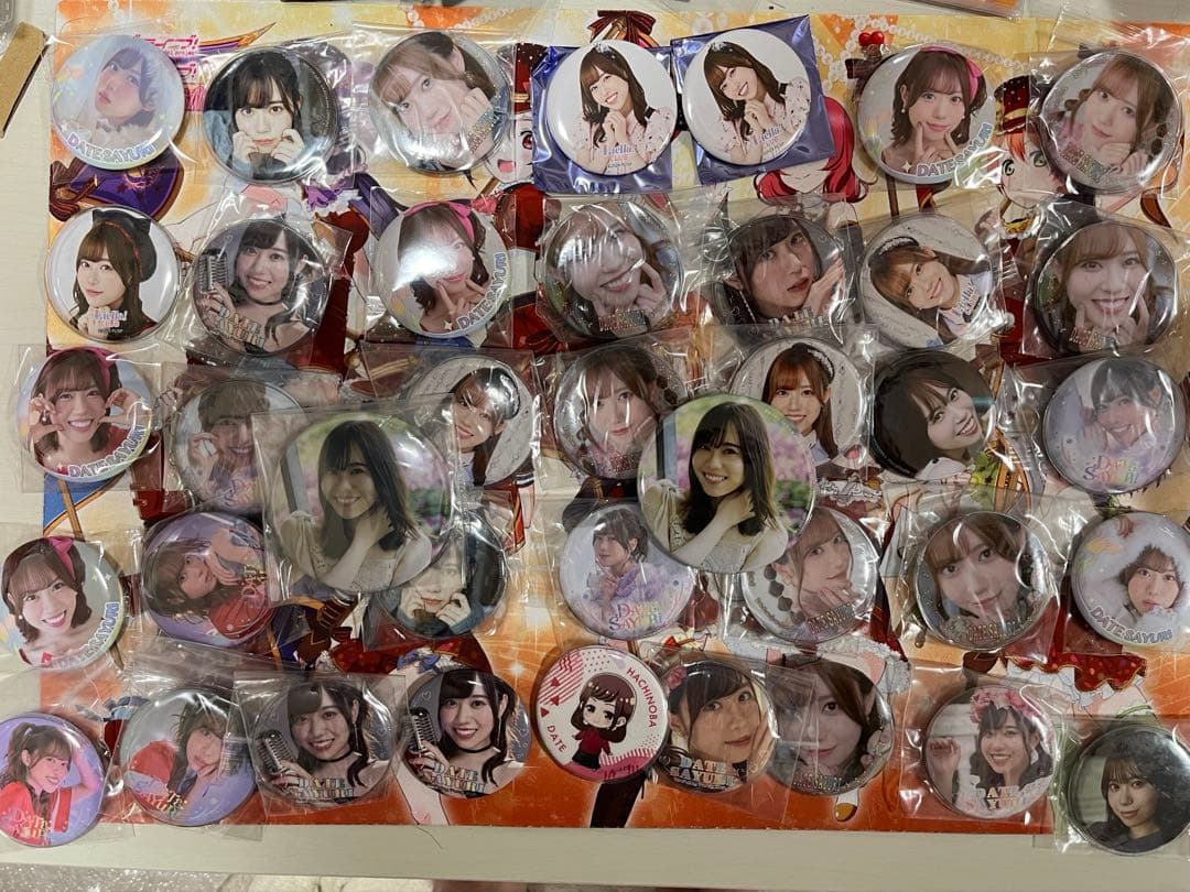 伊達さゆり　缶バッジまとめ売り