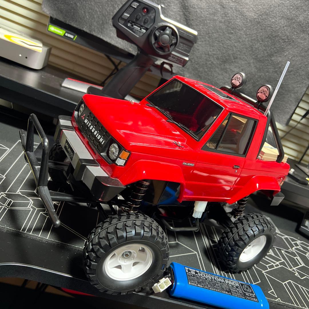 ※けんた　タミヤ　1/10 RC三菱パジェロ ファインスペックセット