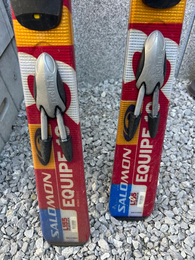Salomon Equipe 155cm スキー ビンディング付き