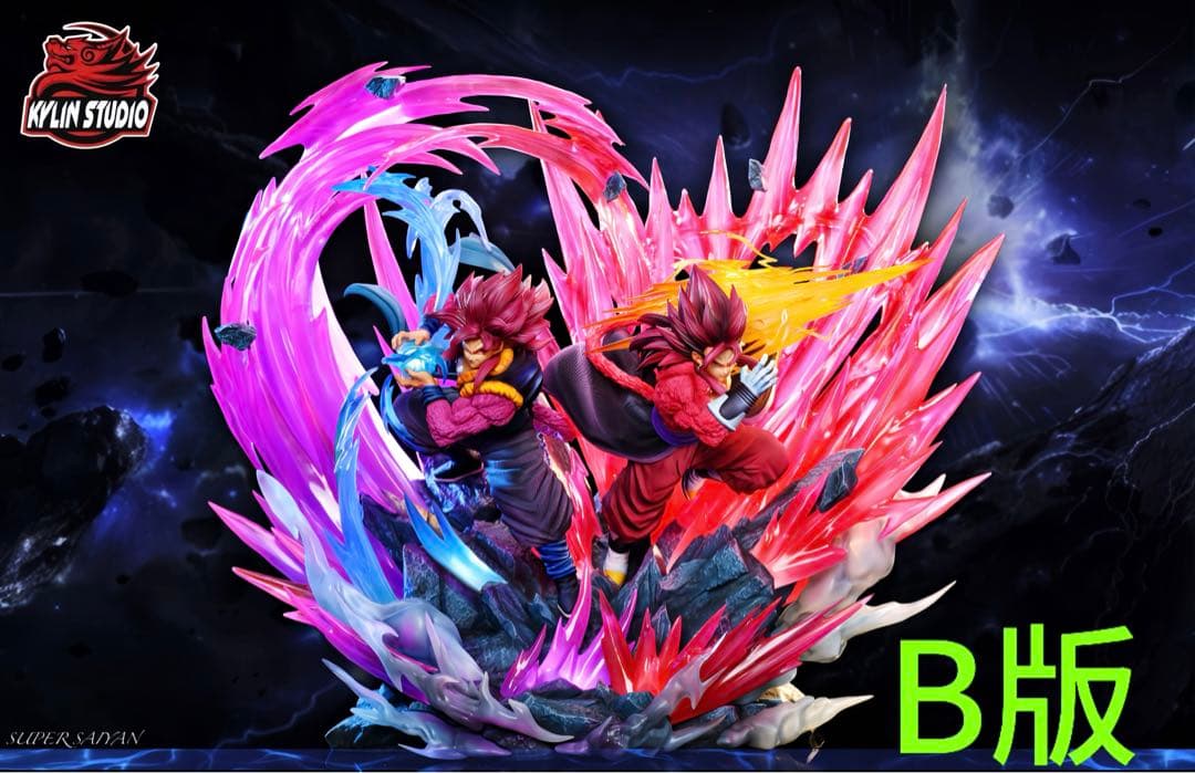 ドラゴンボール　ゴジータとベジットスーパーサイヤ人4　ガレージキッド　フィギュア