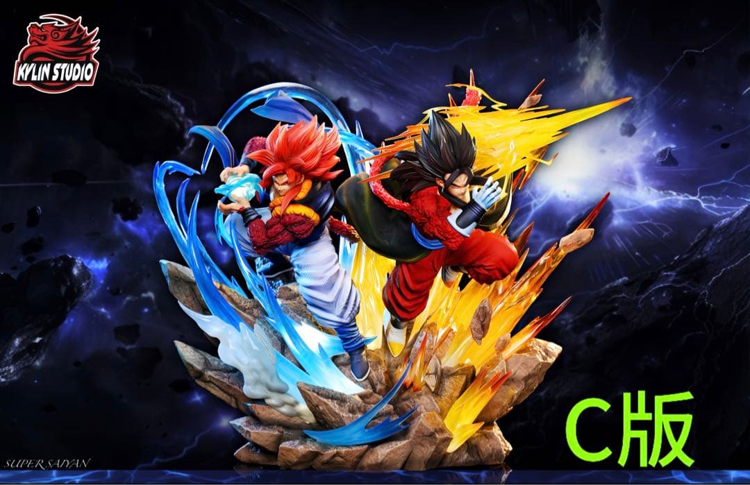 ドラゴンボール　ゴジータとベジットスーパーサイヤ人4　ガレージキッド　フィギュア