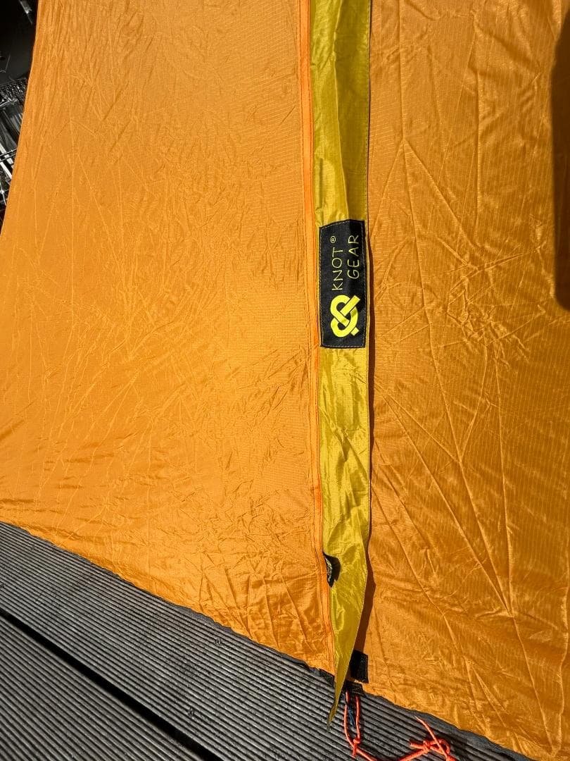 ウルトラライトKNOTGEAR 20D両面シリコンテント