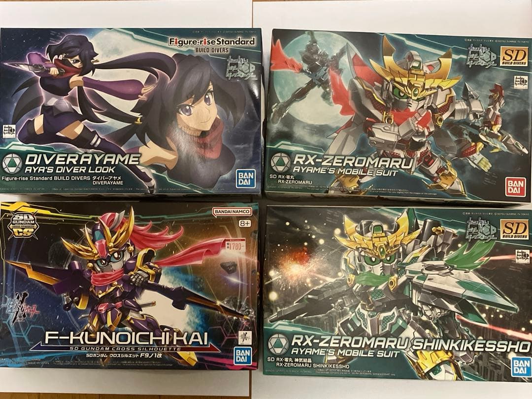 バンダイ ガンプラ フィギュアライズスタンダード ダイバーアヤメ RX零丸 ほか