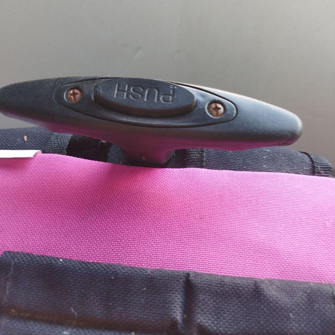 ペットキャリー リュックタイプ 黒ピンク ストラップ付き 3WAY 匿名配送