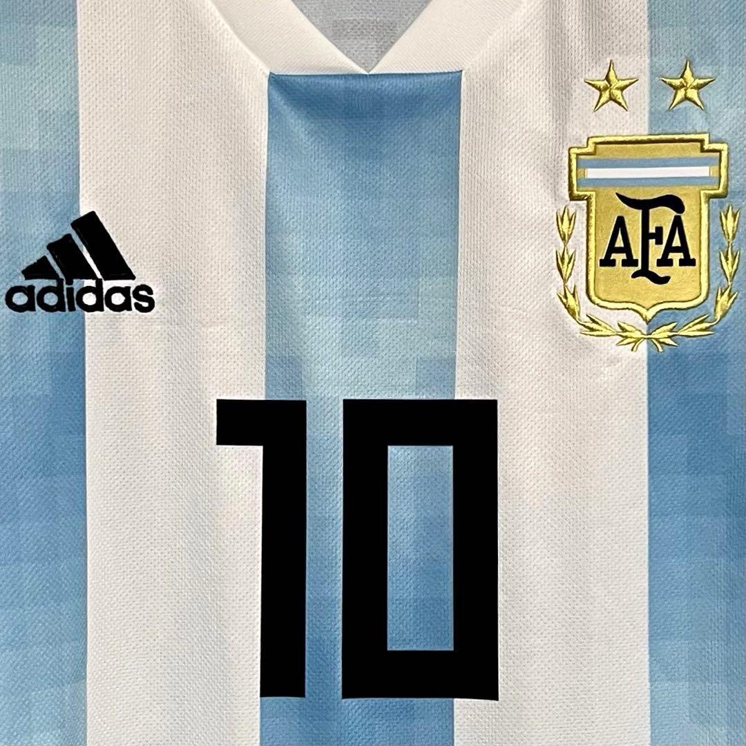 【新品/タグ付き】2018ロシアW杯 アルゼンチン代表♯10メッシ【Lサイズ】
