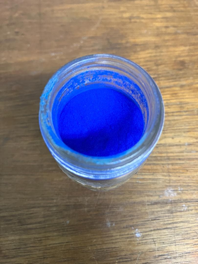天然　群青　8番　上羽　約6両　岩絵具　日本画用