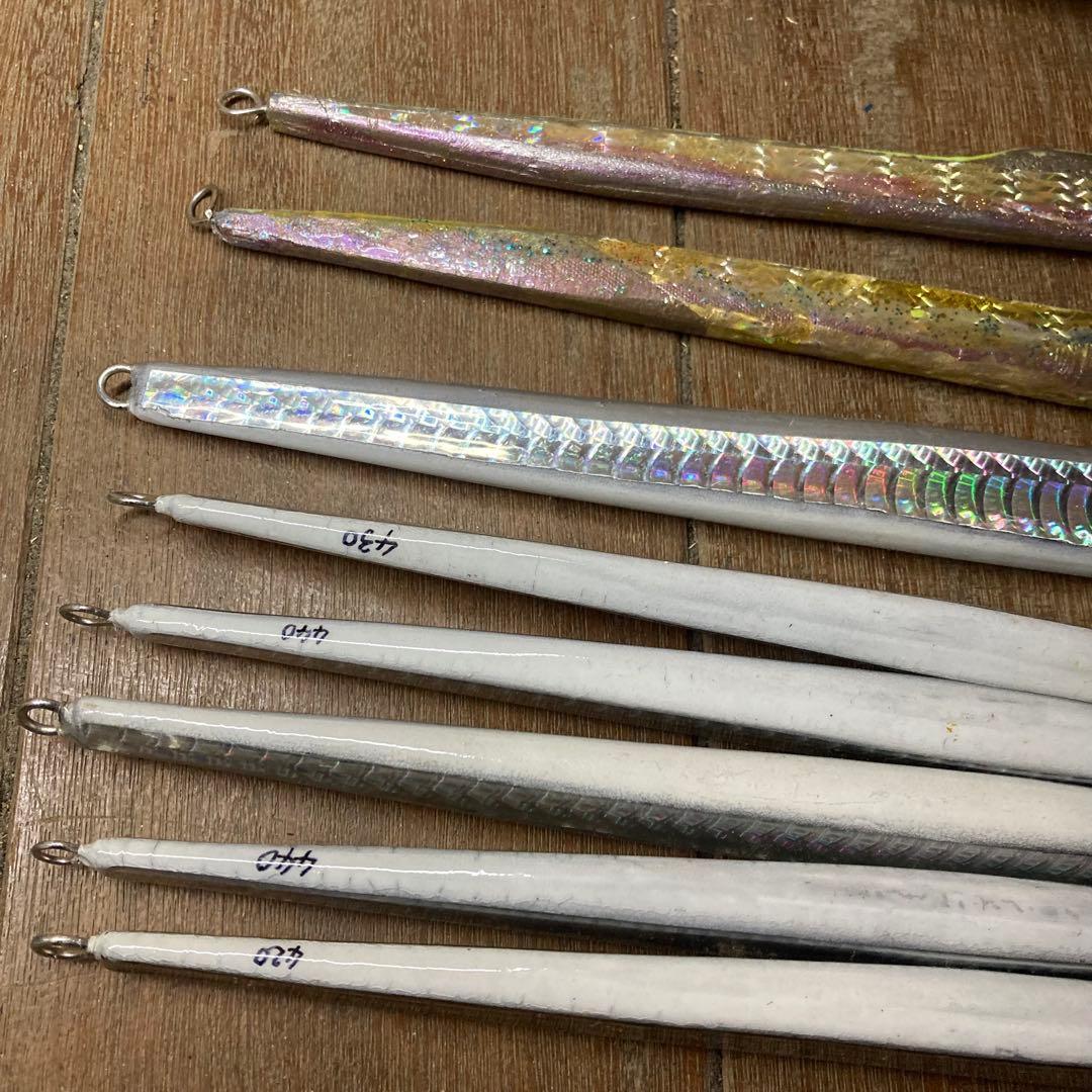 ロングジグ メタルジグ 350〜400 450g 鱗ジグ ジグ 大 メタルジグ大
