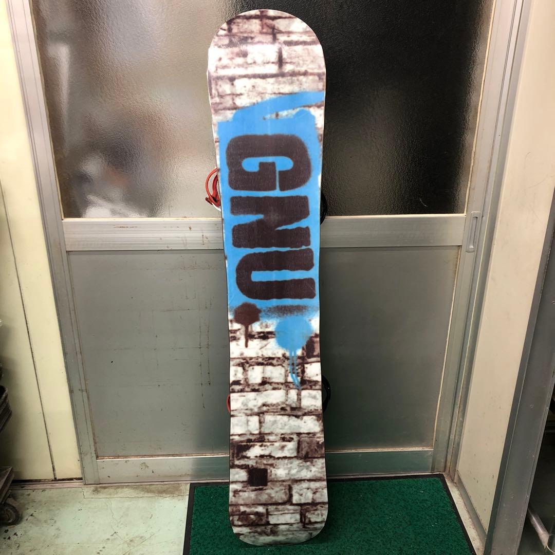 GNU スノーボード 156cmバインディング付き
