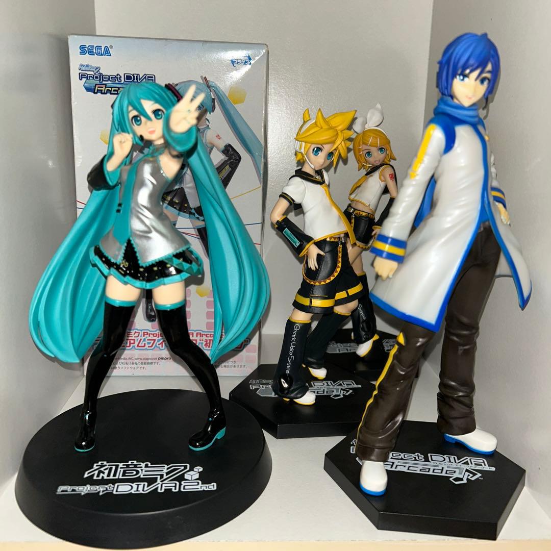 初音ミク　projectDIVA アーケード　フィギュア　5体セット