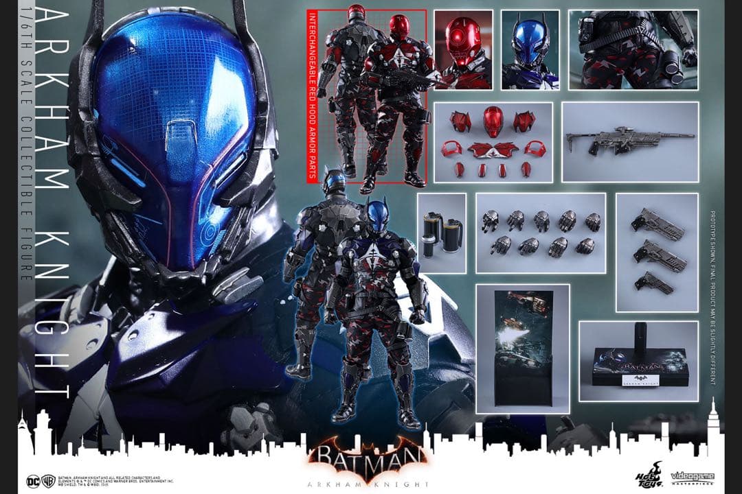 ホットトイズ　アーカムナイト　バットマン